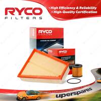 Ryco Oil Air Filter for Mondeo MB MC MA TDCi 4cyl 2L D4204T7 D4204T