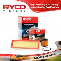 Ryco Oil Air Filter for Peugeot 207 A7 CC Turbo 4cyl 1.6L EP6DT 07/2007-01/2012