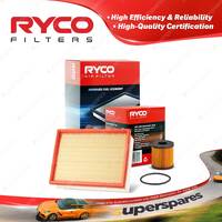 Ryco Oil Air Filter for Citroen C4 2.0 VTR 4cyl 2L Petrol 04/2005-02/2009