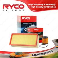 Ryco Oil Air Filter for Peugeot Expert G9P 4cyl 2L DW10BTED4 08/2008-01/2013