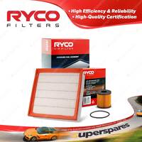 Ryco Oil Air Filter for Ford Transit Van VM Transit VM V347 FWD 4cyl 2.2L