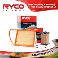 Ryco Oil Air Filter for Citroen Berlingo B9 C4 Ds4 F7 4cyl 1.6L Turbo Diesel