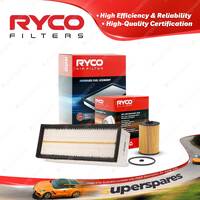 Ryco Oil Air Filter for Audi Q3 8U 4cyl 2L Turbo Diesel CUV CUW 06/2015-On