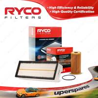 Ryco Oil Air Filter for Audi Q3 8U 4cyl 2L Petrol 06/2015-On Engine CUL