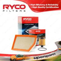 Ryco Oil Air Filter for Jeep Cherokee KL 4cyl 2L Turbo Diesel MultiJet2 2014-On