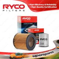 Ryco Oil Air Filter for Jaguar Xj Xj6 Series 3 Petrol 6cyl 4.2L 2.8L 1978-1987