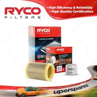 Ryco Oil Air Filter for Peugeot 505 4cyl 2L Petrol XN1 10/1980-1993