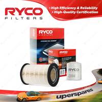 Ryco Oil Air Filter for Ford Courier PE 4cyl 2.5L TD 99-00 Round housing