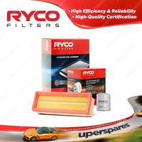 Ryco Oil Air Filter for Fiat 500 150 Punto Dynamic 4cyl 1.2L 1.4L 350A1000