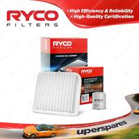 Ryco Oil Air Filter for Mitsubishi Outlander ZJ ZK 4cyl 2L 2.4L Petrol