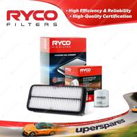 Ryco Oil Air Filter for Suzuki X-90 SZ416 L 4cyl 1.6L Petrol G16B 04/1996-1998