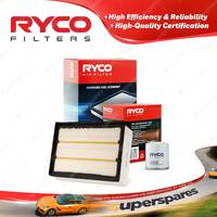 Ryco Oil Air Filter for Ford Focus LS 4cyl 2L Petrol C3-Zetec 06/2005-2007