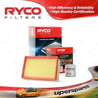 Ryco Oil Air Filter for Citroen C4 2.0i VTS 4cyl 2L Petrol 04/2005-02/2009