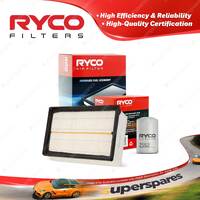 Ryco Oil Air Filter for Volkswagen Citivan Transporter T5 4cyl 2L AXA Petrol