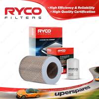 Ryco Oil Air Filter for Toyota 4 Runner Hilux YN55 YN57 YN65 YN67 4cyl Petrol