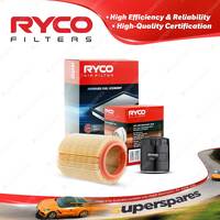 Ryco Oil Air Filter for Rover 3500 SE V8 3.5L Petrol 30A 31A 08/1981-1987