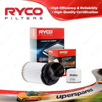 Ryco Oil Air Filter for Honda Integra DA Gsi DC 4cyl 1.8L B18B2 B18A1