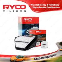 Ryco Oil Air Filter for Honda Accord CD Odyssey RA 4cyl 2.2L 2.3L Petrol