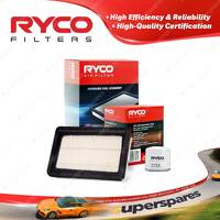 Ryco Oil Air Filter for Hyundai S Coupe 1N 4cyl 1.5L Petrol G4DJ G4EK G4EKT2