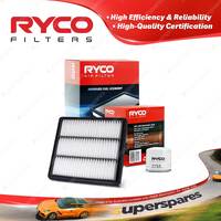 Ryco Oil Air Filter for Mitsubishi Pajero NJ NK NL V6 3.5L Petrol 6G74A