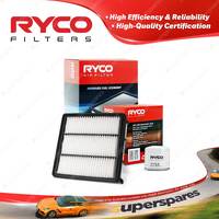 Ryco Oil Air Filter for Hyundai Terracan HP V6 3.5L Petrol G6CU 12/2001-07/2008