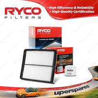 Ryco Oil Air Filter for Hyundai I45 YF 4cyl 2.4L Petrol 05/2010-On G4KJ