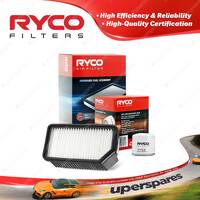 Ryco Oil Air Filter for Hyundai I20 PB 4cyl 1.4L 1.6L Petrol 07/2010-On