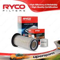 Ryco Oil Air Filter for Landrover Defender 200 4cyl 2.5L 1991-03/1999