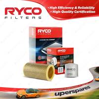 Ryco Oil Air Filter for Peugeot 505 4cyl 2.2L Petrol ZDJK 08/1983-1986