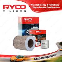 Ryco Oil Air Filter for Toyota Stout RK110 RK111 Tarago Diesel 2C 4cyl 2L