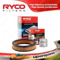 Ryco Oil Air Filter for Ford Cortina TF 4cyl 2L Petrol OHC 11/1980-1982