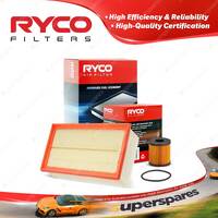 Ryco Oil Air Filter for Peugeot 3008 T8 307 T6 308 T7 Rcz HDI 4cyl 2L TD