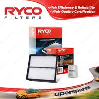 Ryco Oil Air Filter for Mazda B2600 Bravo UFY06 UNY06 4cyl 2.6L Mpv LV V6 3L