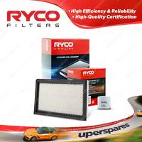 Ryco Oil Air Filter for Subaru Forester SG9 Impreza GDE WRX 4cyl 2.5L Petrol