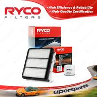 Ryco Oil Air Filter for Mitsubishi Triton ML V6 3.5L Petrol 06/2006-08/2009