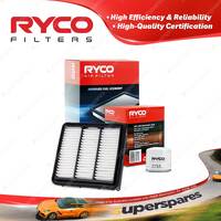 Ryco Oil Air Filter for Kia Cerato TD 4cyl 2L Petrol 01/2009-On Engine G4KD