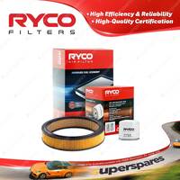 Ryco Oil Air Filter for Mazda 323 Protege BF 4cyl 1.6L Petrol Engine B6