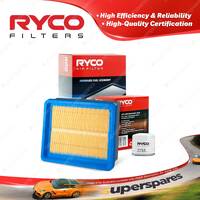 Ryco Oil Air Filter for Mazda 323 Protege BF 4cyl 1.6L Petrol 09/1985-09/1989