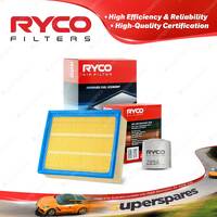 Ryco Oil Air Filter for Volkswagen Passat 3B V6 2.8L Petrol 1998-2004