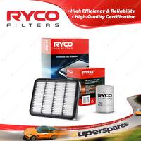 Ryco Oil Air Filter for Mazda B2500 Bravo UFY0W 4cyl 2.5L Turbo Diesel Panel