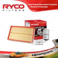 Ryco Oil Air Fuel Filter Service Kit for Audi Tt 8J 2.0 TFSI Qt 07/2008-07/2015