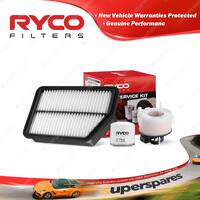 Ryco Oil Air Fuel Filter Service Kit for Hyundai Ix35 LM G4KD 02/2010-On