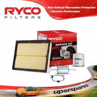 Ryco Oil Air Fuel Filter Service Kit for Holden Astra TS 03/2000-2004