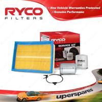 Ryco Oil Air Fuel Filter Service Kit for Holden Barina SB Combo Van SB