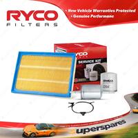 Ryco Oil Air Fuel Filter Service Kit for Holden Barina Combo Tigra Vxr Combo