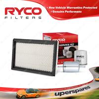 Ryco Oil Air Fuel Filter Service Kit for Holden Berlina Calais VN VP VR S