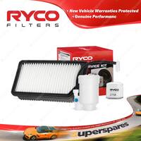 Ryco Oil Air Fuel Filter Service Kit for Hyundai I30 GD 4cyl 2L Petrol