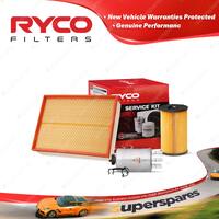 Ryco Oil Air Fuel Filter Service Kit for Landrover Range Rover Discovery Ser 3