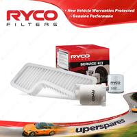 Ryco Oil Air Fuel Filter Service Kit for Lexus Is200 GXE10R 03/1999-10/2005