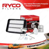 Ryco Oil Air Fuel Filter Service Kit for Mitsubishi Lancer CJ Turbo Evolution